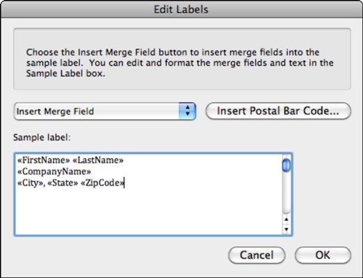 Using mail merge for labels word for mac 2011